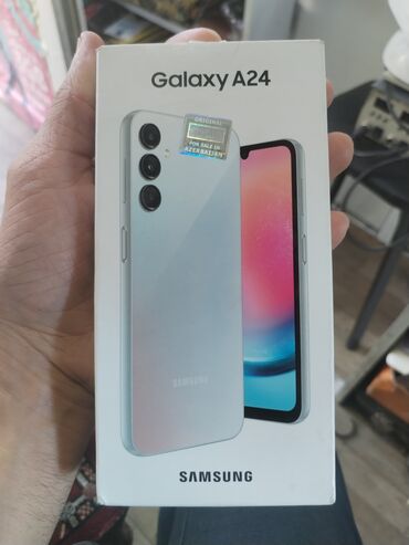 samsung galaxy a 3: Samsung Galaxy A24 4G, 128 GB, rəng - Bej, Zəmanət, Sensor, Barmaq izi