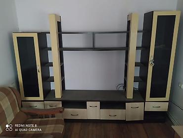 qedim mebel: TV stendi və saxlama sistemi - Material: Laminat/LDSP. - Rəng — 1