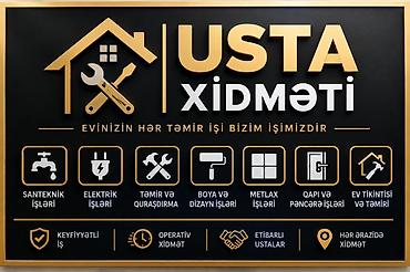 taxda qapi: Usta Xidməti – Evinizin hər təmir işi bizim işimizdir Xidmət — 1
