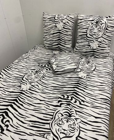 Комплекты постельного белья: Постельное бельё 100% хлопок, постельное бельё, наволочки, подушки — 55