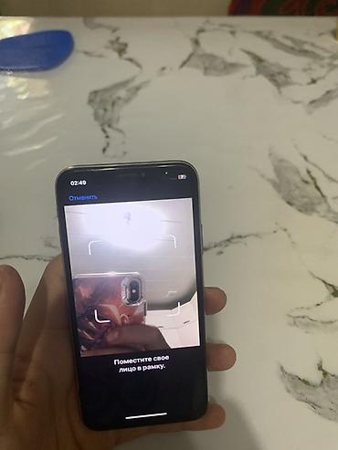 ıphone x: IPhone X, Б/у, 256 ГБ, Серебристый, Чехол, 100 % — 3