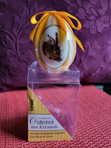 Ostali kućni dekor: Uskrsnje novo jaje Alberta Direra,divlji zec. jedinstveno,radjeno — 1