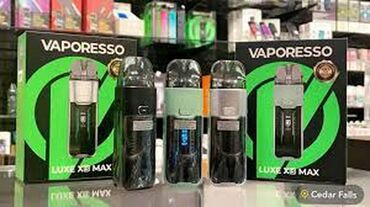 Qəlyan, vayp və aksesuarları: Təzə 👉Bağli Qutuda+60ml.Yağ 👉Vaporesso Luxe XR max, pod 80w, orijinal