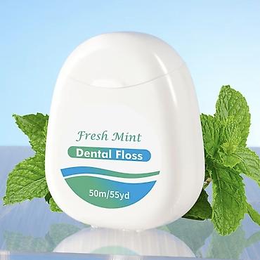 yeməli gil: Fresh Mint Dental Floss – nanə ətirli diş sapı - Uzunluq: 50 m / 55 — 2