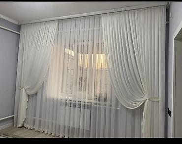 Шторы и занавески: Комплект штор, С тюлем в комплекте, Изготовление на заказ, Для зала — 8