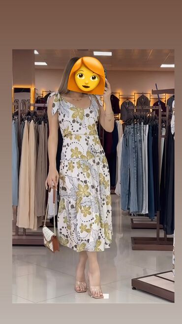 cutlukler ucun geyimler: Sarafan, Midi, Pretty Woman, L (EU 40)