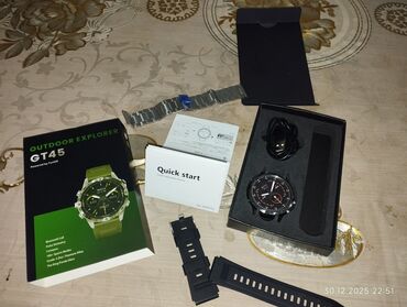 Smart saatlar: Smart saat, Sensor ekran, rəng - Qara — 7