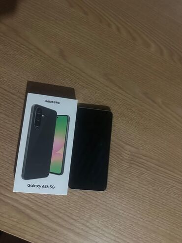 sim sim nomreler: Samsung Galaxy A56, rəng - Boz, İki sim kartlı