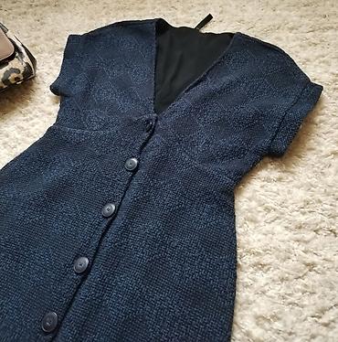 zara web: Zara tvid haljina u velicini 38/M sa dugmicima. Perfektno stanje ☆ — 4