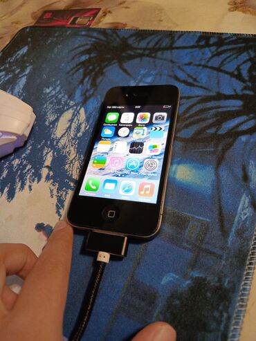 тепловая пушка б у: IPhone 4S, Колдонулган, 16 ГБ, Кара, 999999999 %