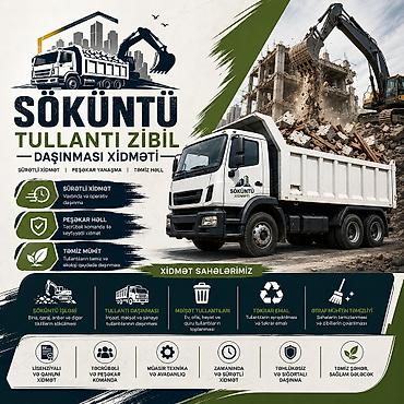 кыргыз бетон: Söküntü və tullantı zibilinin daşınması xidməti - Söküntü işlərindən — 1