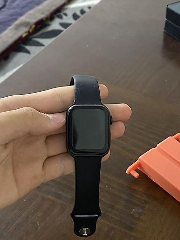 Акылдуу сааттар: Смарт‑часы «люкс копия» Apple Watch. - Черный корпус с сенсорным — 1