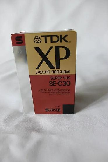 Ostala foto i video oprema: TDK SUPER VHS SE-C30 | Tip S-VHS C Model SE-C30 Proizvodnja Japan — 4