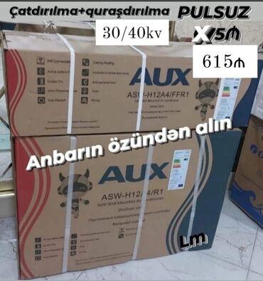 sədərəkdə kondisionerlər: Кондиционер AUX, Новый, 31-40 м², Нет кредита, Бесплатная установка