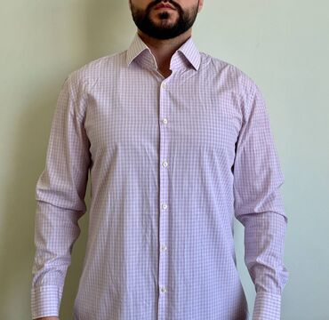 ketan koynekler: Köynək Hugo Boss, XL (EU 42), 2XL (EU 44), rəng - Çəhrayı