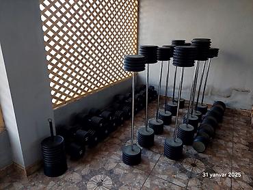 Ştanqlar və ştanq diskləri: Ştanq, Çəki: 10 kq, Yeni — 24