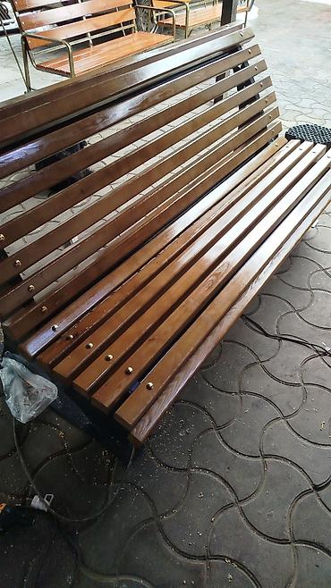 скамейка уличная: Скамейка Металл, Со спинкой, Без крыши — 2
