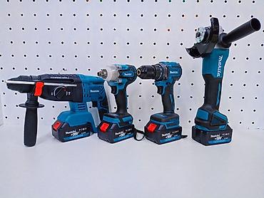 panasonic eneloop: Комплект аккумуляторного инструмента Makita 36V в кейсе Состав — 2