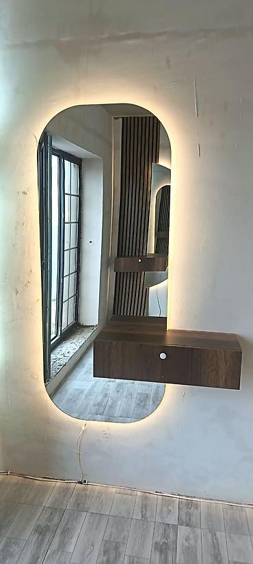 Güzgülər: Güzgü Divar üçün, Dekorativ, Arxa işıqlı — 5