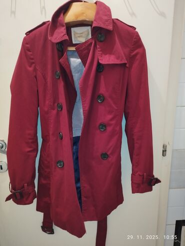 Kaputi: 2 kaputa ženska vl L -Tally Weijl ženski kaput – crveni malo nošen — 9