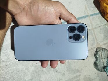 Apple iPhone: IPhone 13 Pro Max, Б/у, 256 ГБ, Голубой, 76 %