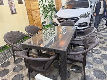 Bağ, çöl masa və oturacaq dəstləri: Yeni, Dördbucaq masa, 6 stul, Açılan, Stullar ilə, Plastik, Türkiyə -da lalafo.az — 3 Bağ, çöl masa və oturacaq dəstləri: Yeni, Dördbucaq masa, 6 stul, Açılan, Stullar ilə, Plastik, Türkiyə — 3