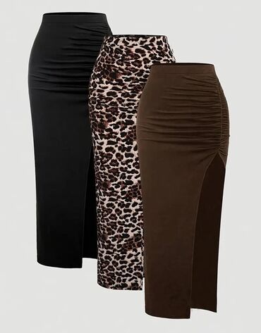 Pencəklər: Midi Ətək, Trikotaj, L