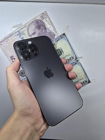 IPhone 14 Pro Max, Б/у, 256 ГБ, Black Titanium, Защитное стекло, Чехол, Кабель, 81 % at lalafo.kg IPhone 14 Pro Max, Б/у, 256 ГБ, Black Titanium, Защитное стекло, Чехол, Кабель, 81 %