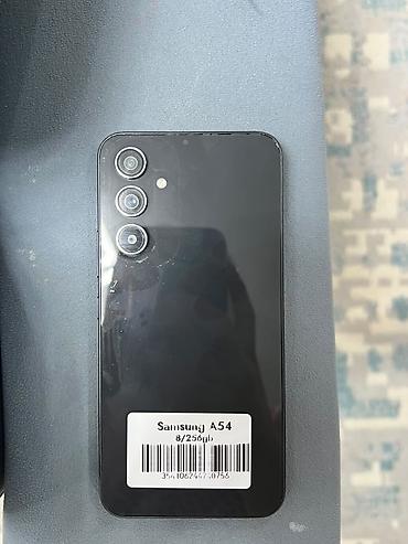redmi 9 т: Samsung Galaxy A54, Колдонулган, 256 ГБ, түсү - Кара, 2 SIM — 1