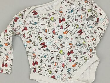 biała letnia sukienka mini: Body, F&F, 6-9 m, 
stan - Dobry