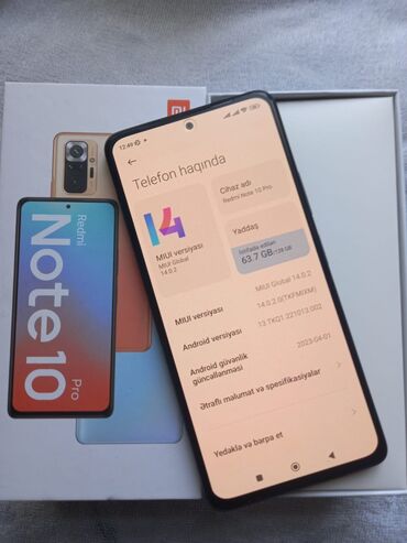redmi note 9 qiymeti irshad telecom: Xiaomi Redmi Note 10 Pro | 128 GB | rəng - Qara