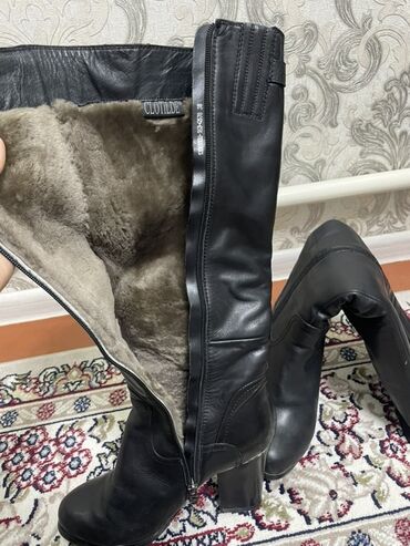 прокат национальных костюмов для детей: Өтүктөр, 38, Колдонулган, түсү - Кара