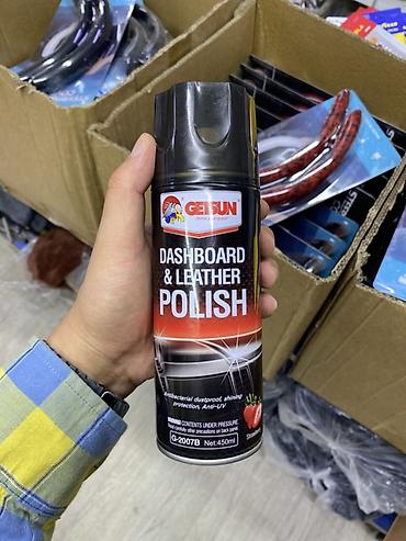 Автокосметика: Полироль для панели и кожи GESUN Dashboard & Leather Polish — 1