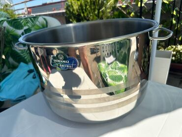 Šerpe: Korkmaz šerpa od nerđajućeg čelika sa poklopcem - Brend: Korkmaz - — 3