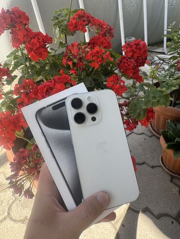 купить воздухоочиститель бишкек: IPhone 15 Pro, Б/у, 256 ГБ, Natural Titanium, Коробка, 87 %