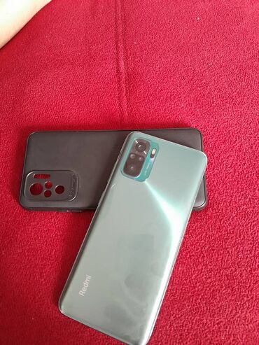 редим 10: Xiaomi, Redmi Note 10, Б/у, 64 ГБ, цвет - Зеленый, 2 SIM