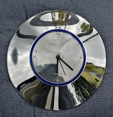 Satovi za kuću: ZEPTER 18/10 Stainless Steel zidni sat. Očaravajući. Elegantan — 1