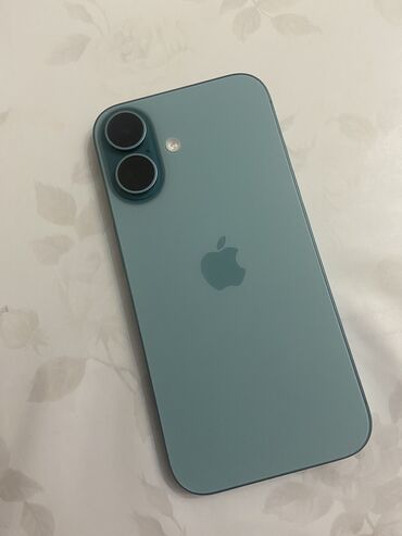 телефоны poko: IPhone 16, Колдонулган, 128 ГБ, Коргоочу айнек, Каптама, 98 %