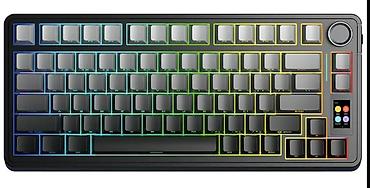 mini kompyuter: Satışda — AULA S75 Pro və AULA F87! AULA S75 Pro (qara) Kompakt 75% — 2