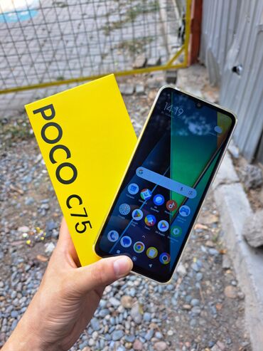 компактные фотоаппараты: Poco C75, Колдонулган, 256 ГБ, 1 SIM, 2 SIM