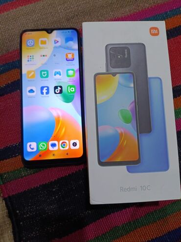 xiaomi mi 9 lite 128gb qiymeti: Xiaomi Redmi 10C, 128 GB, rəng - Boz, 
 İki sim kartlı, Sensor, Barmaq izi