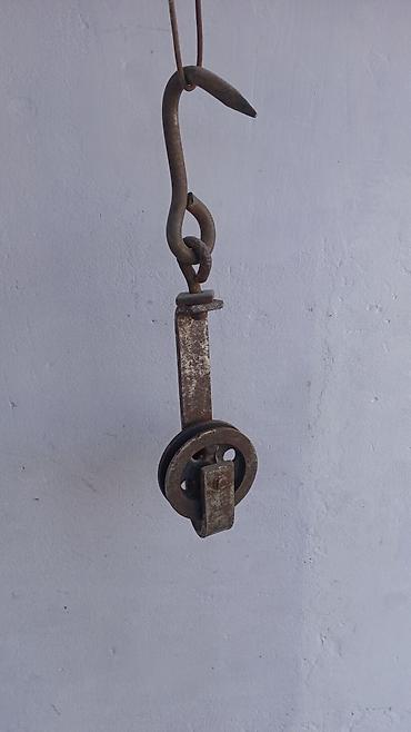 makara: Metal blok-makara (təkərli kasnak) sistemi - Material: tamamilə metal — 1