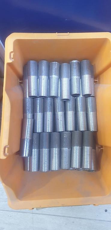 Другая сантехника: Металлическая заглушка цилиндрической формы с резьбой на верхней — 9