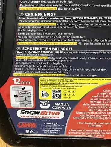 Auto alati: Lampa SnowDrive R-12 lanci za sneg – veličina 9 (12 mm), 1 par - Tip — 4