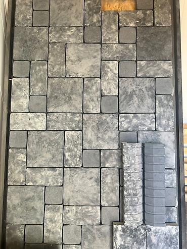 Тротуарная плитка: Тротуарная плитка вибролитая (комплектные наборы и бордюр) - Тип — 2