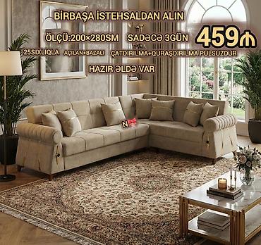 divan parcaları: Künc divan, Qonaq otağı üçün, Parça, Bazalı, Açılan, Kitab — 1