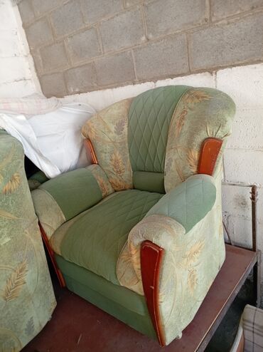 шкаф для одежды токмок: Комплект мягкой мебели, цвет - Зеленый