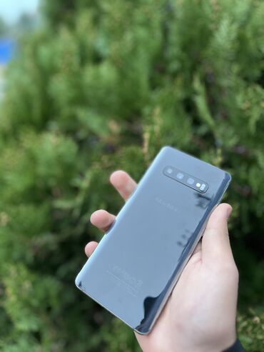 huawei telefonlari: Samsung Galaxy S10 Plus, 128 GB, rəng - Qara, Barmaq izi, Simsiz şarj, Sənədlərlə