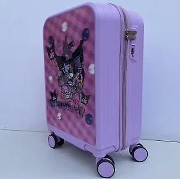 Rančevi, torbe i koferi: Dečji kofer na točkiće – Kuromi dizajn, ljubičasti - Šarmantan kofer — 21