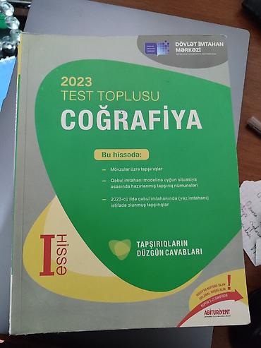 Testlər: 1 ci və 2 ci hissə Coğrafiya Dim toplu 2 ci hissə Coğrafiya Dim toplu — 3